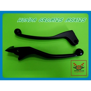 HONDA GROM125 MSX125 BRAKE &amp; CLUTCH LEVER "BLACK" // มือคลัทช์ มือเบรค "สีดำ" สินค้าคุณภาพดี