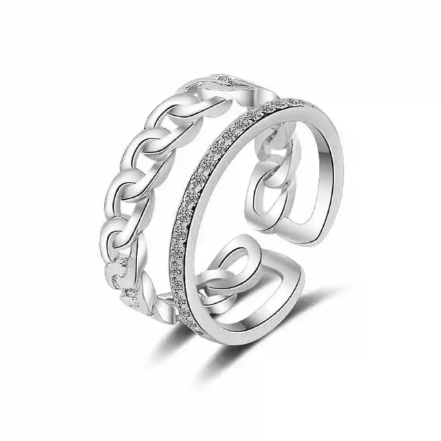 Adjustable 925 Sterling Silver Ring 💍
