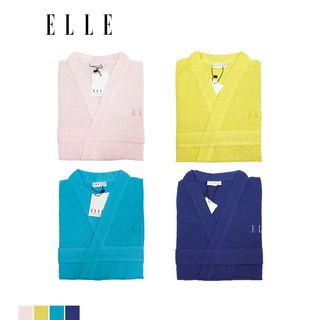 ELLE  ชุดคลุมอาบน้ำ ROBE  ขนาด Free Size ผ้าฝ้ายธรรมชาติ100% (TEB044F1)