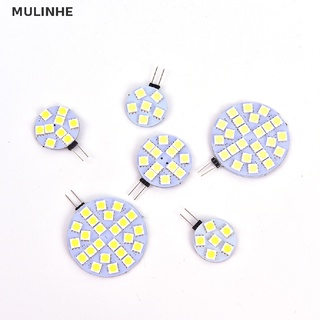 Mulinhe G4 หลอดไฟ LED ทรงกลม 12v SMD5050 หลอดไฟ LED สีขาว / สีขาวอบอุ่น