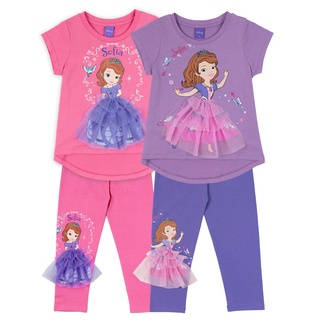 Disney Sofia the first Girl T-Shirt and Legging - เสื้อยืดเด็กผู้หญิง และเลกกิ้ง เจ้าหญิงโซเฟีย สินค้าลิขสิทธ์แท้100% characters studio