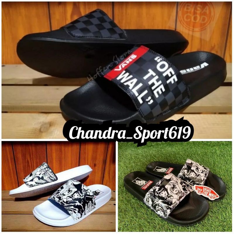 11.11 ! Slip On Marvel Vans Black & White Sandals/Vans Marvel Sandals/รองเท้าแตะลําลอง