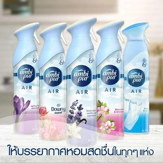 [3 แถม 1] Ambi Pur สเปรย์หอมปรับอากาศ ขจัดกลิ่นเหม็น แอมบิเพอร์ แอร์ เอ็ฟเฟ็คส์ บลอสซั่ม แอนด์ บรีซ 275g Febreze