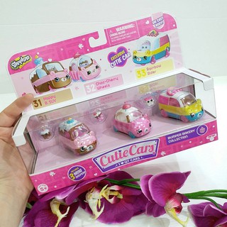 SHOPKINS CUTIE CARS PLAYSET OF 3 แพค 3 คัน #31 32 33