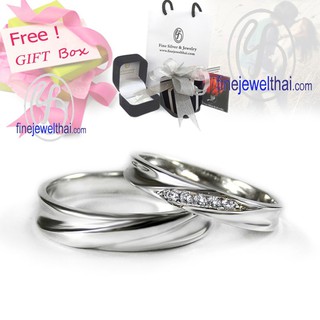 Finejewelthai-couple Silver Diamond Ring-Diamond_Gift_set3