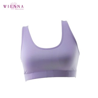 WIENNA  บราสวมหัว DB35103 กลิ่นผลไม้ Fruity Collection เสื้อชั้นในสวมหัว เสื้อใน ไร้โครง  สีส้ม สีเขียว สีม่วง สีเหลือง