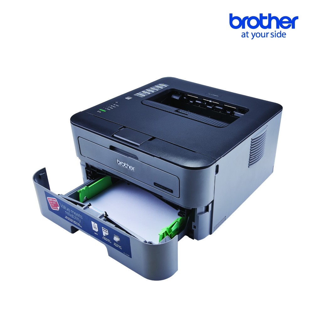 Brother HL-L2320D เครื่องพิมพ์เลเซอร์ ขาว-ดำ (พิมพ์แบบ 2 หน้าได้ และยังลดอัตราการสิ้นเปลืองกระดาษ)