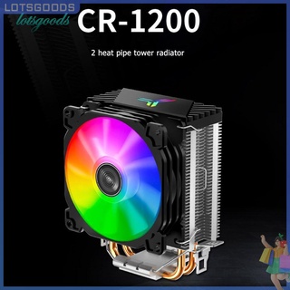 พัดลมระบายความร้อนJonsbo Cr 1200 2 พัดลมระบายความร้อน Cpu Cooler Rgb 3pin