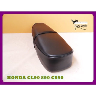 HONDA CL90 S90 CS90 "BLACK" COMPLETE DOUBLE SEAT  // เบาะ เบาะรถมอเตอร์ไซค์ สีดำ ผ้าเรียบ งานสวยมาก สินค้าคุณภาพดี