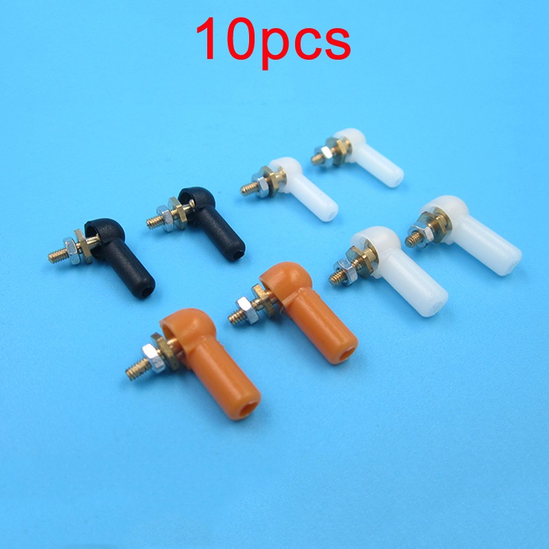 10Pcs RC Airplane Boat Pushrod Linkage Stopper Servo Connectors KGSG