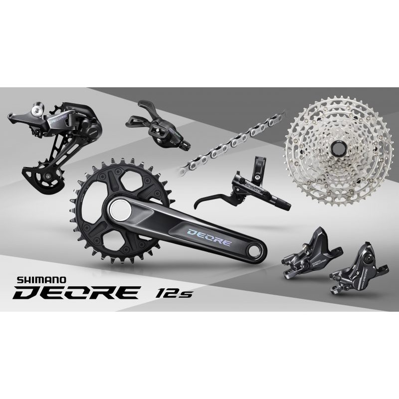 1x12sp. Deore#M6100 ชุดเกียร์เสือภูเขา Shimano Deore#M6100 12sp.New2020!!! ของแท้💯%