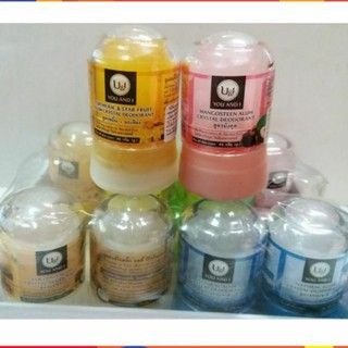 U&amp;I Crystal Deodorant ยูแอนด์ไอโรลออนสารส้ม แพค 12ขวด