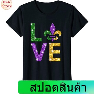 เสื้อยืดผู้ชายและผู้หญิง I Love Mardi Gras T-shirt  Mardi Gras Shirt For Girls,Kids T-Shirt Mens Womens T-shirts