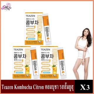 Teazen Kombucha Citron คอมบุชา รสส้มยูสุ X3