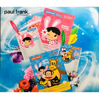 paul frank ถุงหอมปรับอากาศ กลิ่นอโรมาติก บลอสซั่ม / แฮปปี้ เฟรช แพ็ค 4 ขนาด 9g.