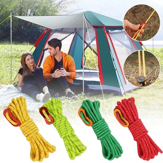 4m Windproof rope outdoor supplies Tent rope fixing rope Tent lubid hammock rope ropes 4m