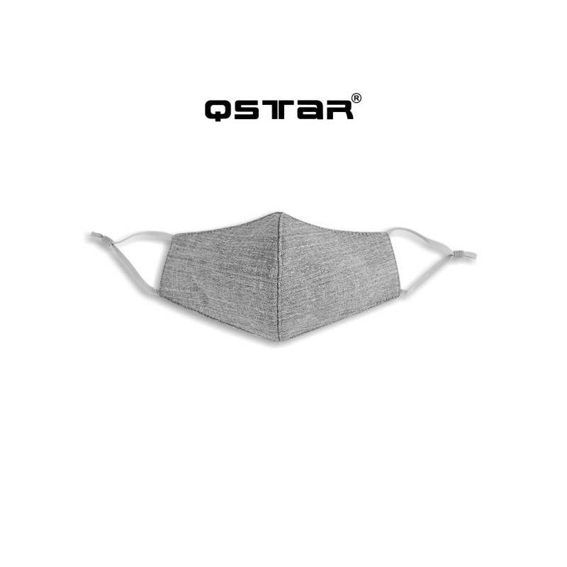 [1 ชิ้น] QSTAR COTTON WASHABLE PLAIN FACE MASK