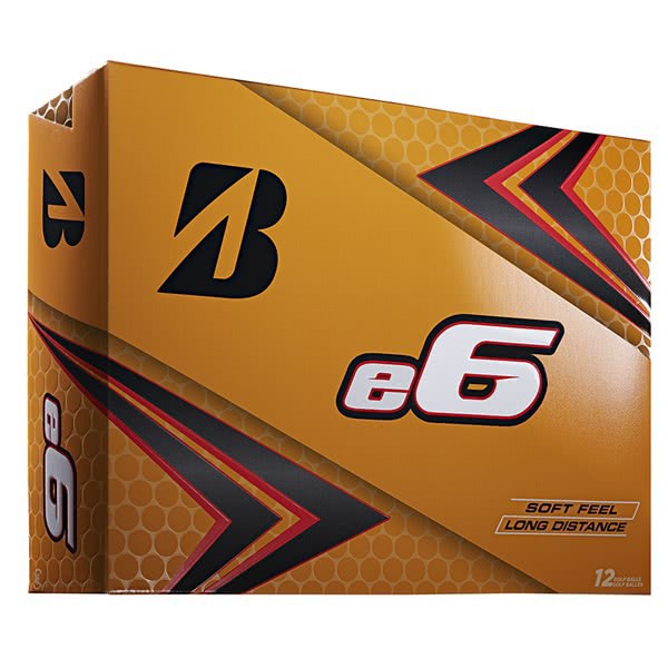 ลูกกอล์ฟ bridgestone e6 soft ขนาด 1 กล่อง 12ลูก