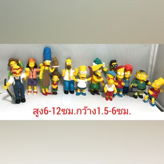 😻โมเดลsimpson(1เซตได้14ตัวตามภาพเลยคะ)