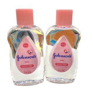 Johnsons Baby จอห์นสัน เบบี้ ออยล์ 125 มล. J&amp;J จำนวน1ขวด สีชมพู