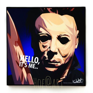 Michael Myers #1 ไมเคิล เมเยอร์ Halloween ฮาโลวีน ภาพยนตร์สยองขวัญ รูปภาพ​ติด​ผนัง​ pop art กรอบรูป​​ ของขวัญ​​ รูปภาพ