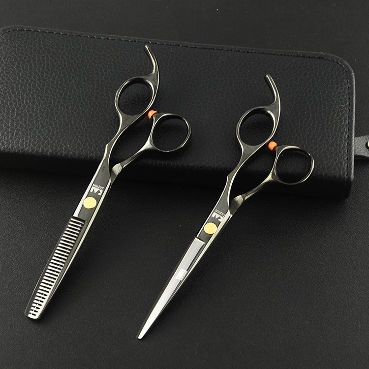 6"kasho dragon scissors professional hair cutting + thinning +bag กรรไกรคาสโซ่ กรรไกรช่างผมมืออาชีพ 1 คู่ และกระเป๋า 1ใบ