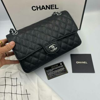 Chanel Grad Hi-End หนังเเท้ลายคาเวียร์ อะไหร่ทอง