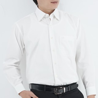 John Langford เสื้อเชิ้ตแขนยาว 032-1430S-30 สีขาว