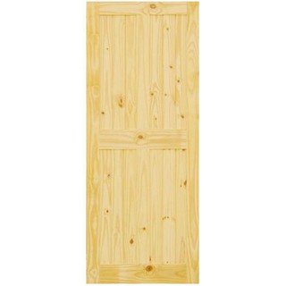 Interior door D2D 80X200CM ECO PINE-44 NZ PINE WOOD DOOR Door frame Door window ประตูภายใน ประตูไม้สนNZ D2D ECO PINE-44