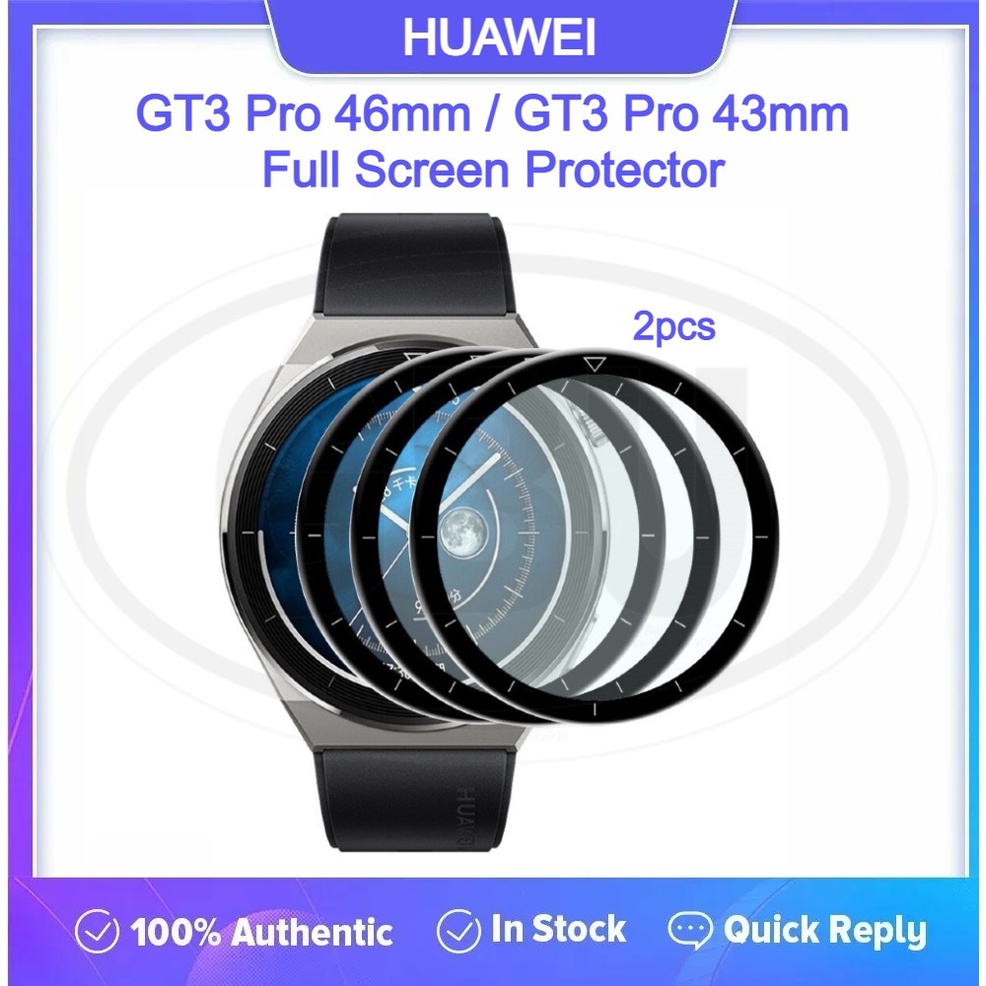 < 2 ชิ้น > Huawei Watch GT3 Pro / GT3 Pro 46 มม. / GT3 Pro 43 มม. / GT3pro ป้องกันหน้าจอ HD กระจกนิร