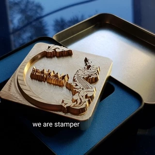 ตราประทับร้อน Hot Stamp สั่งทำตามแบบ(โลโก้)