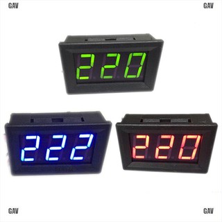 (gav) Ac 70-500 v โวลต์มิเตอร์ดิจิทัลจอแสดงผล led 2 สาย สําหรับแรงดันไฟฟ้า
