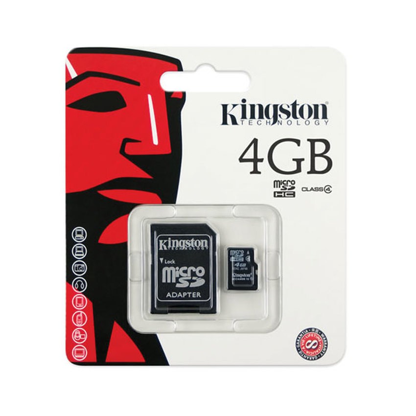 Kingston Micro SD 4GB Kingston (SDC4  Class 4)