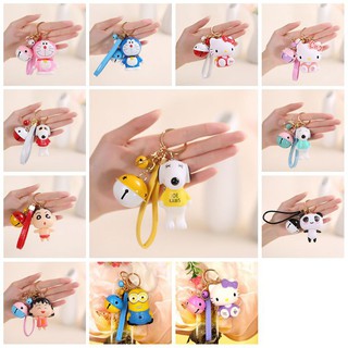 Snoopy พวงกุญแจลายการ์ตูนคิตตี้ Doraemon Keychain