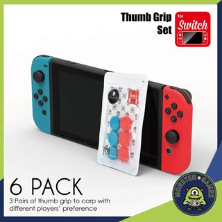 Skull &amp;amp; Co. Thumb Grip Set สำหรับ Nintendo Switch (ที่ครอบอนาล็อก Switch)(จุกจอย switch)(ที่ครอบอนาล็อค Switch)