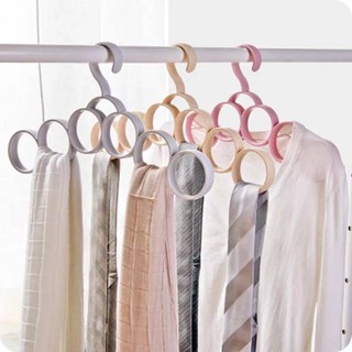 ✅สินค้าพร้อมส่ง✅ ไม้แขวนผ้าพันคอ Tie Rack ไม้แขวนผ้า6ห่วง ไม้แขวนผ้าในครัวเรือน 🧣🧣6ชิ้นต่อแพ็ค🙏🙏สินค้าพร้อมส่ง🙏🙏