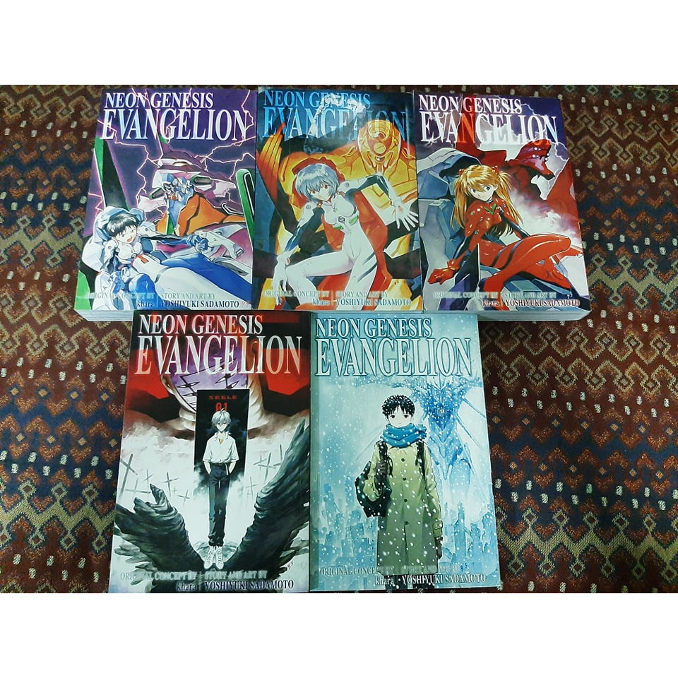 Evangelion เอวานเกเลียน ฉบับภาษาอังกฤษ  เล่ม 1-5 จบ