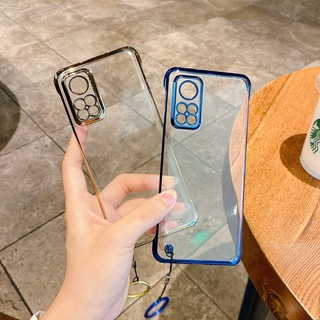 Xiaomi Mi 9T 10T Pro 11 Lite Ultra Redmi Note 9 5G เคสกรอบ การออกแบบน้อย ใส พลาสติกแข็ง TPU เคสกันกระแทก