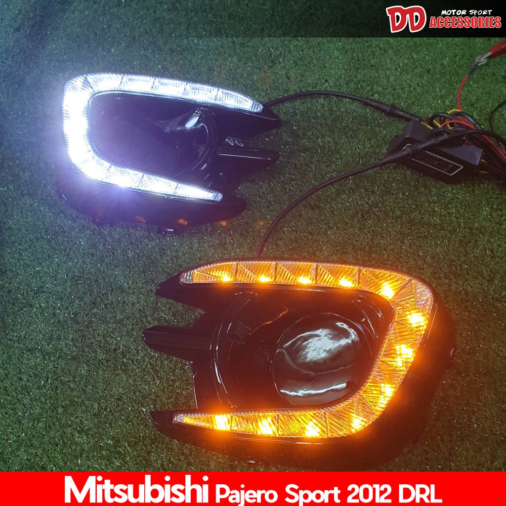 เดไลท์ daylight DRL daytime pajero sport 2013 2014 2 step