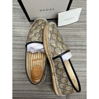 used รองเท้า gucci canvas espadrille size39