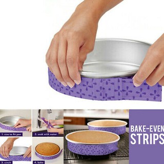 เข็มขัด , สายรัดรักษาความชื้น สำหรับอบเค้ก Bake even strips