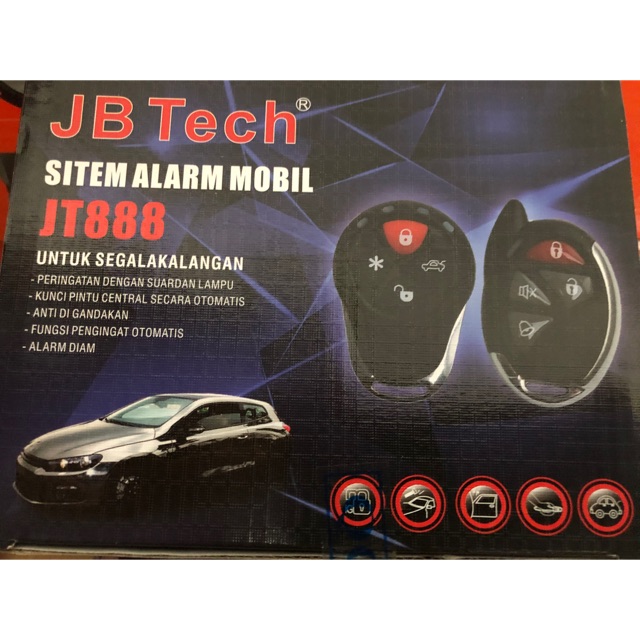 สัญญาณเตือนรถยนต์ Jb tech jt888
