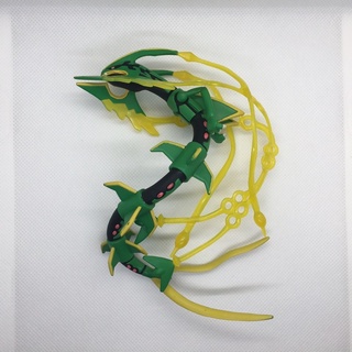 ฟิกเกอร์ โมเดล โปเกมอน เมก้าเร็คควอซา ของแท้ สูง 5.1 นิ้ว Mega Rayquaza Pokemon Figure Takara Tomy Moncolle