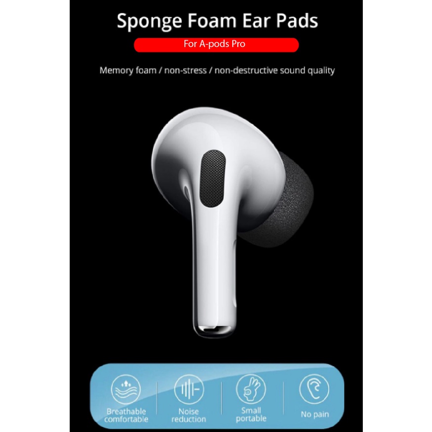 <พร้อมส่ง> Ear Tips for A-pods Pro จุกหูฟังสำหรับแอร์พอร์ทโปร