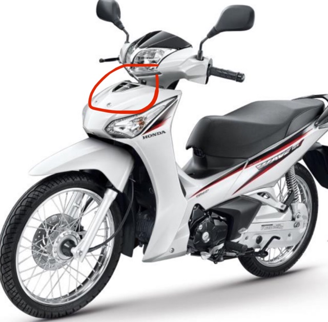 สติกเกอร์ฝาครอบด้านหน้าเคลือบเรซิ่น Wave 125i 2017 แท้ศูนย์ - รูปที่ 2