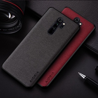 เคสโทรศัพท์มือถือหนัง สีพื้น สําหรับ redmi note 8 pro redmi note 8