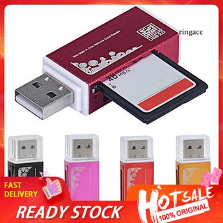 ➧Rc_เครื่องอ่านการ์ดหน่วยความจํา Usb 2.0 All in 1 สําหรับ Micro SD SDHC TF M2 MMC MS MS Pro