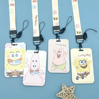 กระเป๋าใส่บัตรประจําตัวประชาชน ลายการ์ตูน Spongebob Squarepants Patrick Star สําหรับนักเรียน