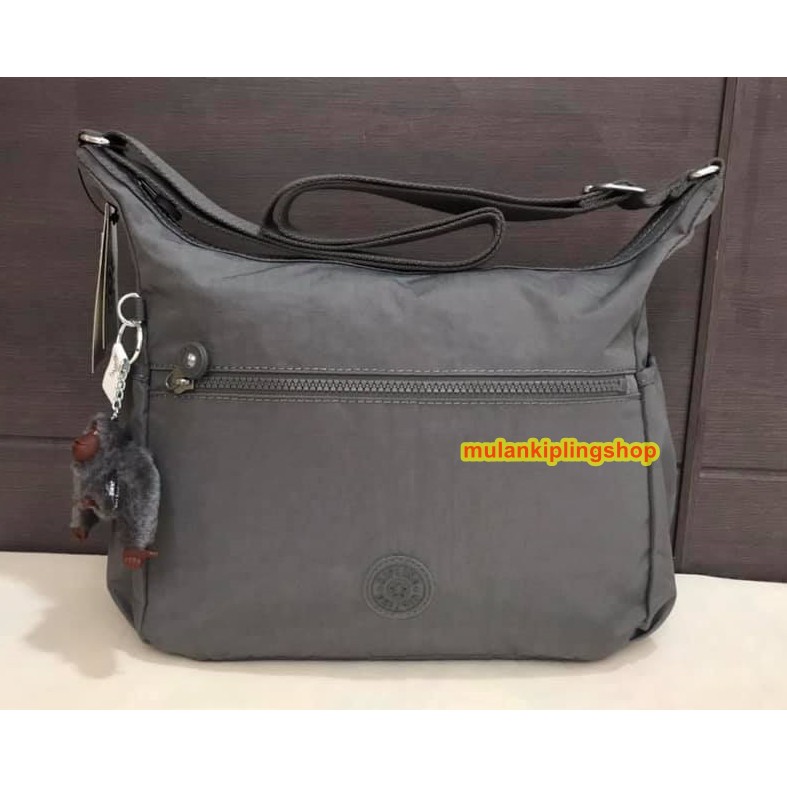 ส่งฟรีEMS Kipling ALENYA shoulder bag - Dusty Grey Tonal