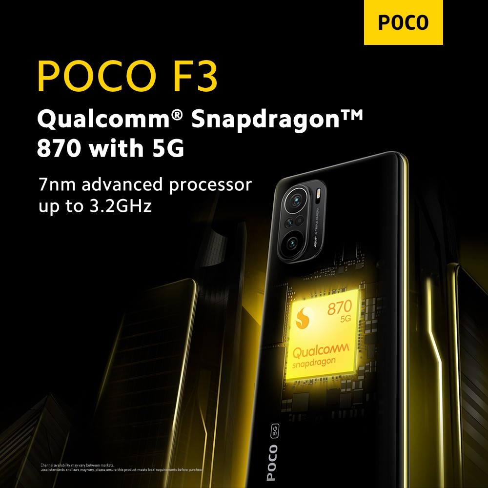 โทรศัพท์มือถือ Poco F3 ( 6 Gb + 128 Gb / 8Gb + 256 Gb ) #3